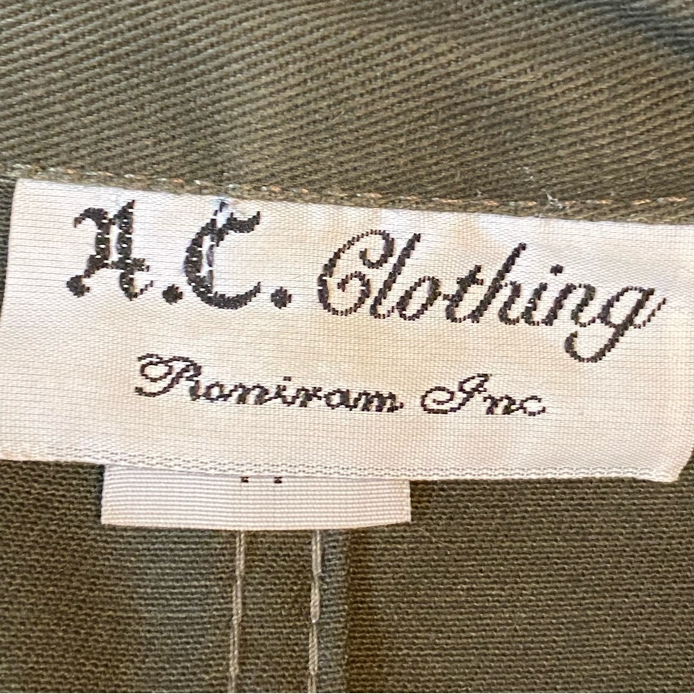 VINTAGE A.C. CLOTHING CROP JACKET SZ M - Picture 12 of 15